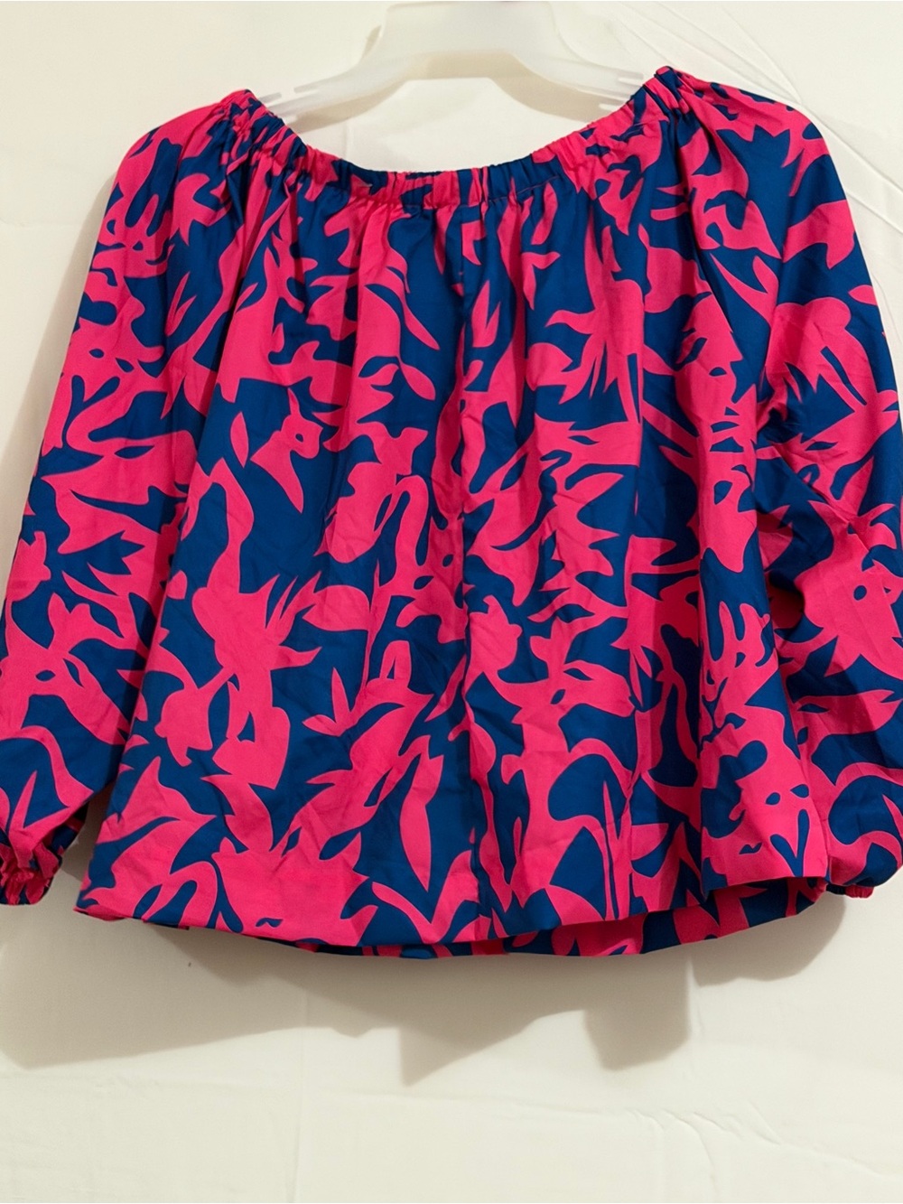 Women’s Athletic Shorts in Bright Pink and Navy Floral Print